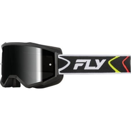 Masque FLY RACING Zone noir/blanc - écran noir