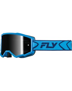 Masque FLY RACING Zone bleu/navy- écran noir