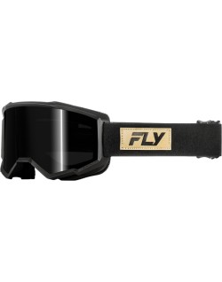 Masque FLY RACING Focus Sand noir - écran fumé foncé