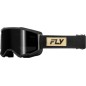Masque FLY RACING Focus Sand noir - écran fumé foncé