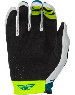 Gants FLY RACING Lite - gris/Lime/Teal