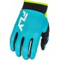 Gants enfant FLY RACING F-16 - Aqua/noir/blanc