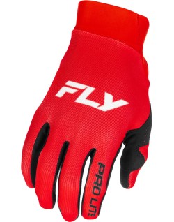 Gants FLY RACING Pro Lite - rouge/blanc