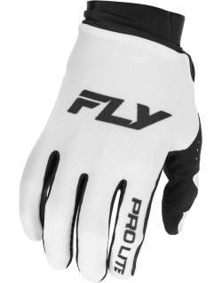 Gants FLY RACING Pro Lite - blanc/noir
