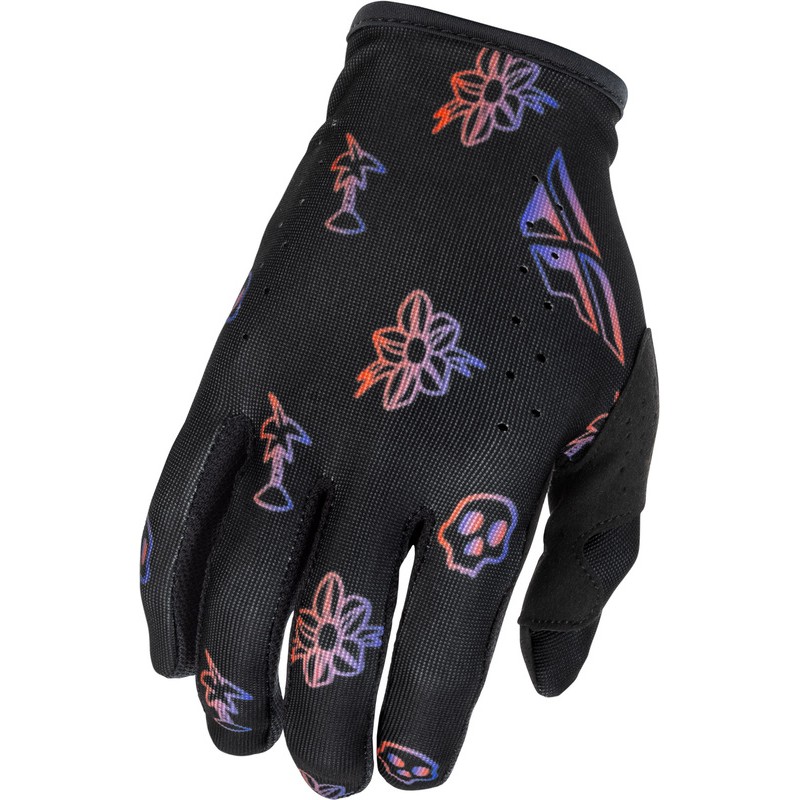 Gants FLY RACING Lite Outline Special Edition - noir/rouge/violet Gants FLY RACING Lite Outline Special Edition - noir/rouge/violet