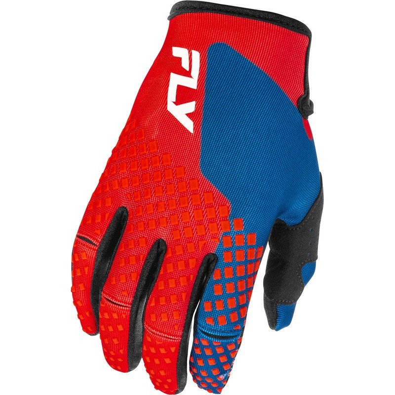 Gants enfant FLY RACING Kinetic - rouge/blanc/bleu