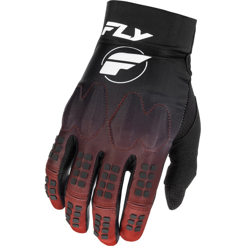 Gants FLY RACING Evolution DST - rouge/noir/blanc