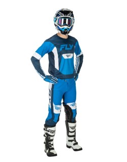 Gants enfant FLY RACING Lite - bleu/blanc