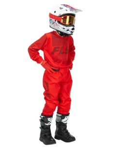 Pantalon enfant FLY RACING F-16 - rouge