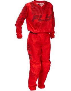 Pantalon enfant FLY RACING F-16 - rouge