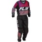 Pantalon enfant FLY RACING F-16 - noir/rouge/violet