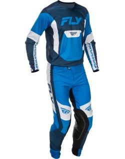 Pantalon FLY RACING Lite - bleu/blanc