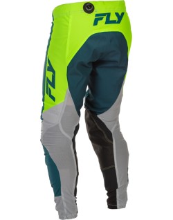 Pantalon FLY RACING Lite - gris/Lime/Teal