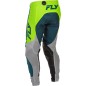 Pantalon FLY RACING Lite - gris/Lime/Teal