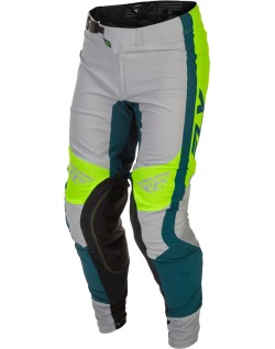 Pantalon FLY RACING Lite - gris/Lime/Teal