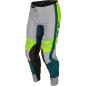 Pantalon FLY RACING Lite - gris/Lime/Teal