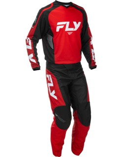 Pantalon FLY RACING F-16 - rouge/noir/blanc