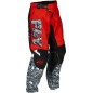 Pantalon enfant FLY RACING Kinetic Mutant - rouge/blanc/noir