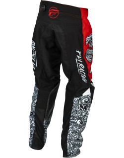 Pantalon enfant FLY RACING Kinetic Mutant - rouge/blanc/noir