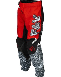 Pantalon enfant FLY RACING Kinetic Mutant - rouge/blanc/noir