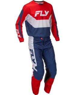 Pantalon FLY RACING Kinetic - rouge/blanc/bleu