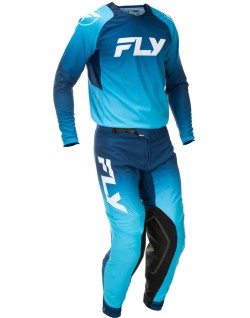 Pantalon FLY RACING Evolution DST - bleu/blanc