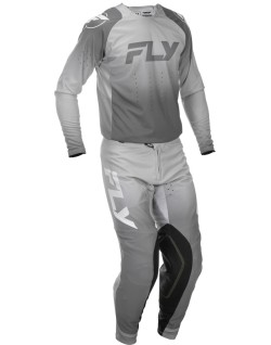 Pantalon FLY RACING Evolution DST - blanc/gris