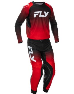 Pantalon FLY RACING Evolution DST - rouge/noir/blanc