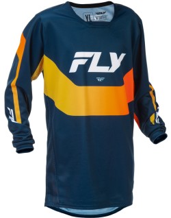 Maillot enfant FLY RACING Kinetic - Navy/orange