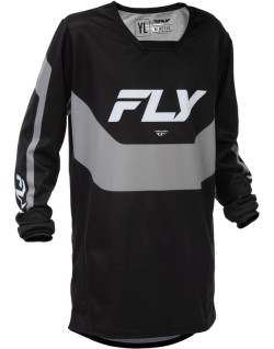 Maillot enfant FLY RACING Kinetic - noir/gris