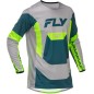 Maillot FLY RACING Lite - gris/Lime/Teal