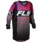 Maillot enfant FLY RACING F-16 - noir/rouge/violet