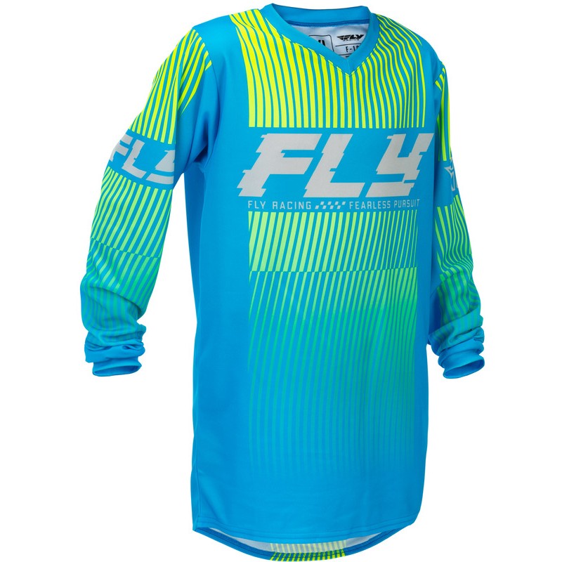 Maillot enfant FLY RACING F-16 - bleu/jaune Maillot enfant FLY RACING F-16 - bleu/jaune