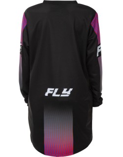 Maillot enfant FLY RACING F-16 - noir/rouge/violet