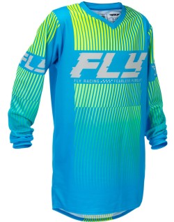Maillot enfant FLY RACING F-16 - bleu/jaune