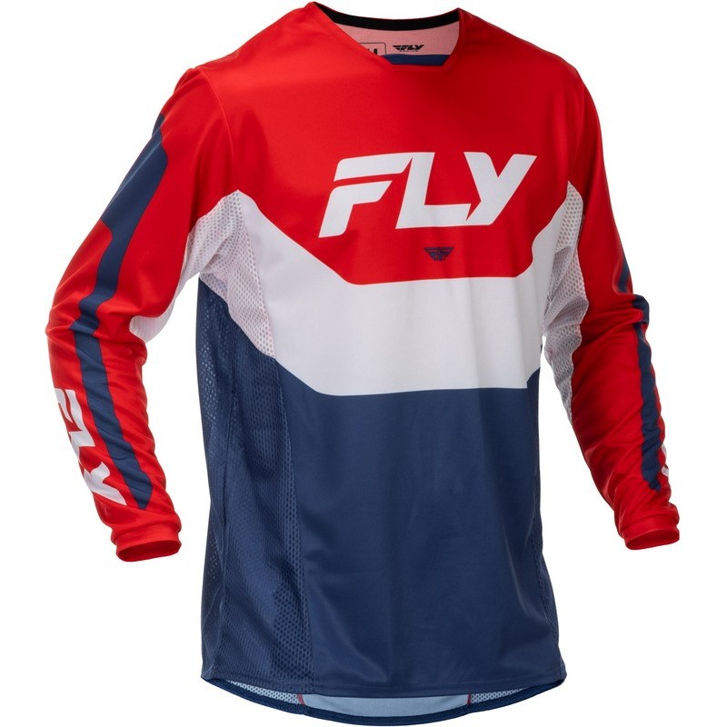 Maillot FLY RACING Kinetic - rouge/blanc/bleu