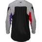 Maillot FLY RACING Kinetic - gris/rouge/violet/noir