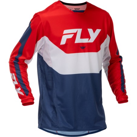Maillot FLY RACING Kinetic - rouge/blanc/bleu