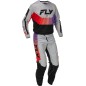 Maillot FLY RACING Kinetic - gris/rouge/violet/noir