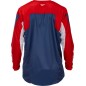 Maillot FLY RACING Kinetic - rouge/blanc/bleu