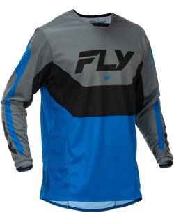 Maillot FLY RACING Kinetic - bleu/gris/noir