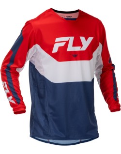 Maillot FLY RACING Kinetic - rouge/blanc/bleu