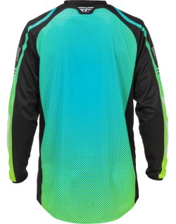 Maillot FLY RACING F-16 - Aqua/noir/blanc