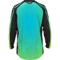 Maillot FLY RACING F-16 - Aqua/noir/blanc