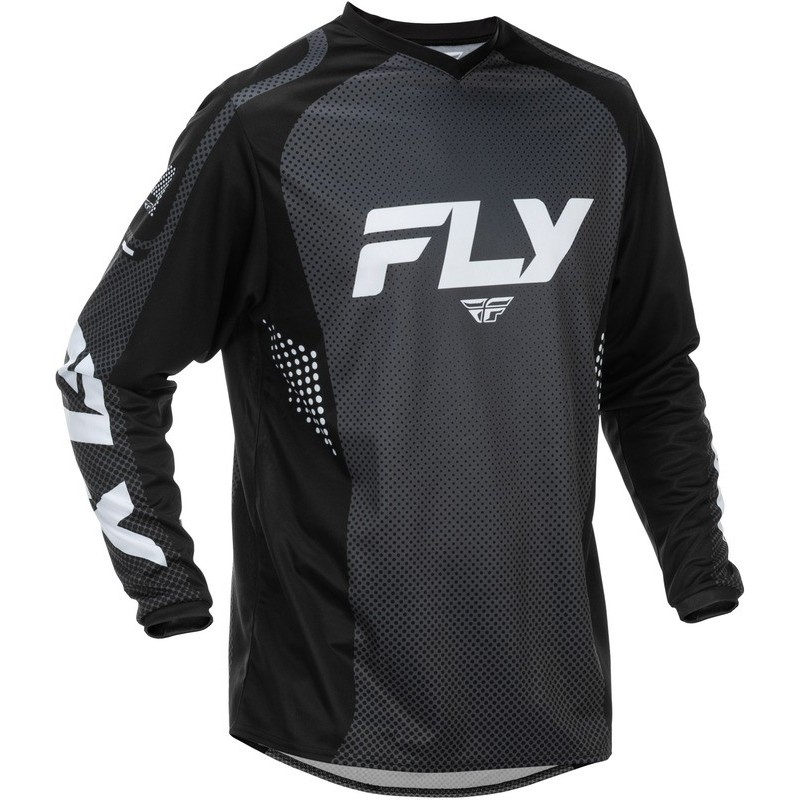 Maillot FLY RACING F-16 - noir/blanc Maillot FLY RACING F-16 - noir/blanc
