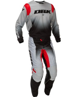 Maillot FLY RACING Kinetic DBK Special Edition - gris/noir/rouge