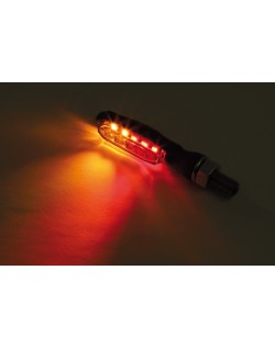 Feu arrière/clignotant LED HIGHSIDER pro Sonic-X1 3en1 homologué - la paire