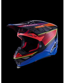 HELMET S-M10 ERA BLUE/RED/YL M