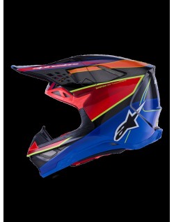 HELMET S-M10 ERA BLUE/RED/YL M