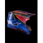 HELMET S-M10 ERA BLUE/RED/YL 2